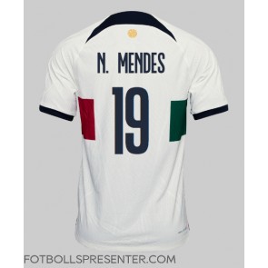 Portugal Nuno Mendes #19 Borta Matchtröja VM 2022 Kortärmad